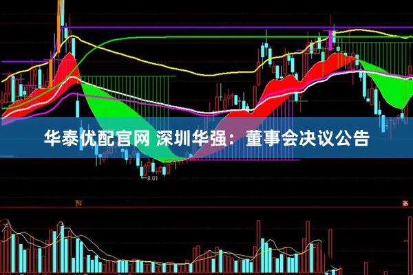 华泰优配官网 深圳华强：董事会决议公告